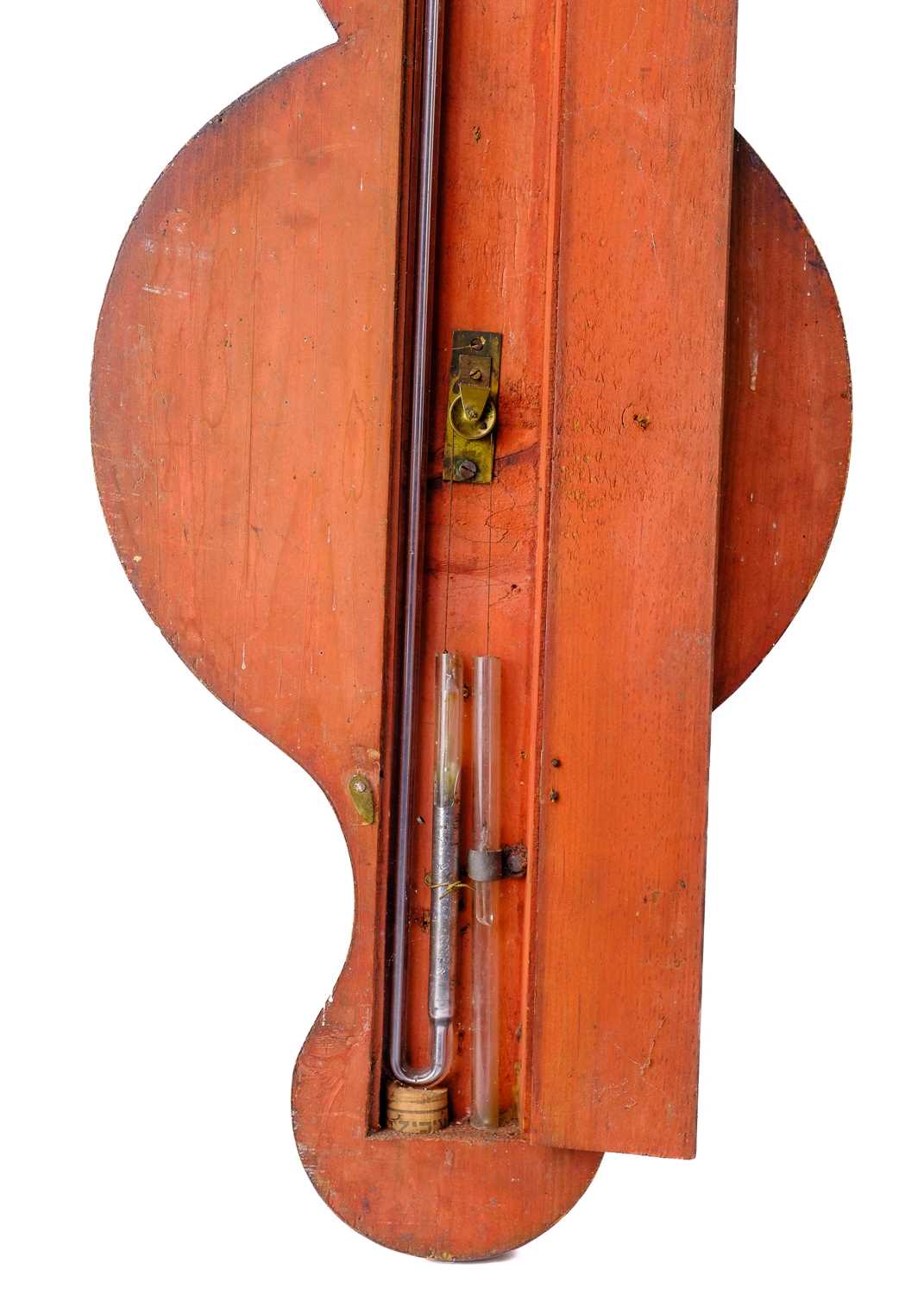 A 19th century mahogany barometer/thermometer by Cetti & Co. of London. - Image 7 of 7