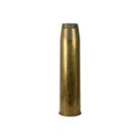 A 4.5 inch large brass naval shell case.