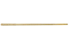 A 19th century whale bone walking stick.