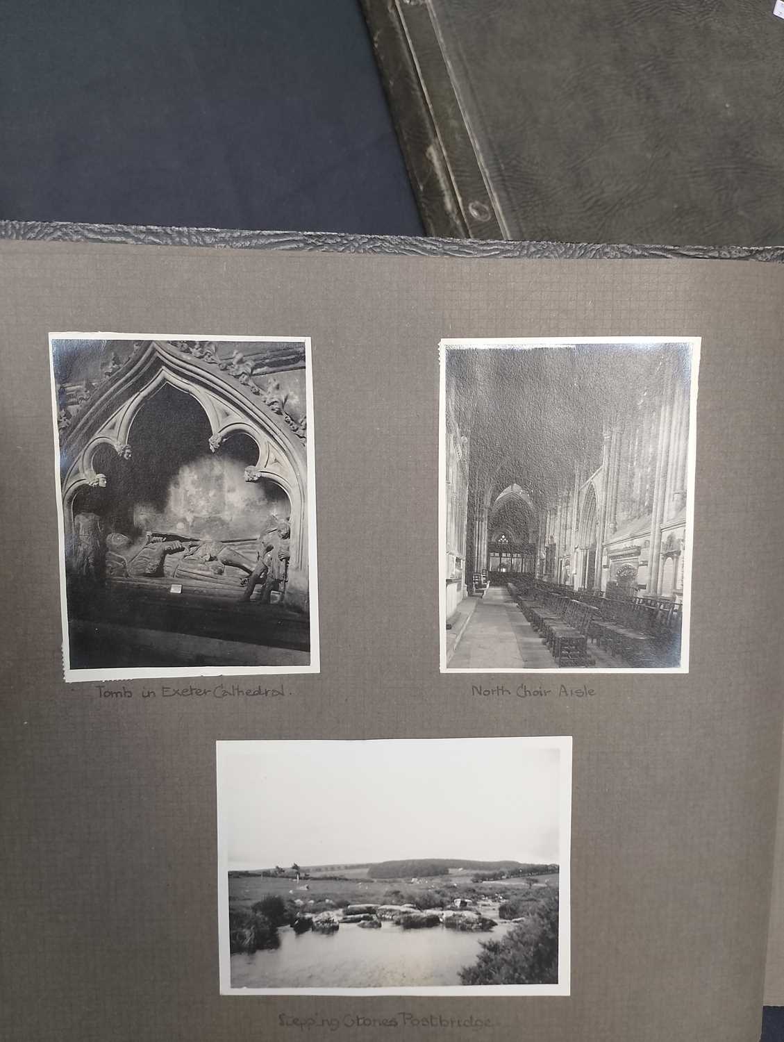 Two albums of photographs, Dartmoor and South Devon. - Image 10 of 27