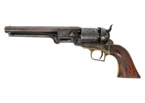 A Colt Navy 1851 model percussion revolver.