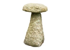 A Cornish granite staddle stone.