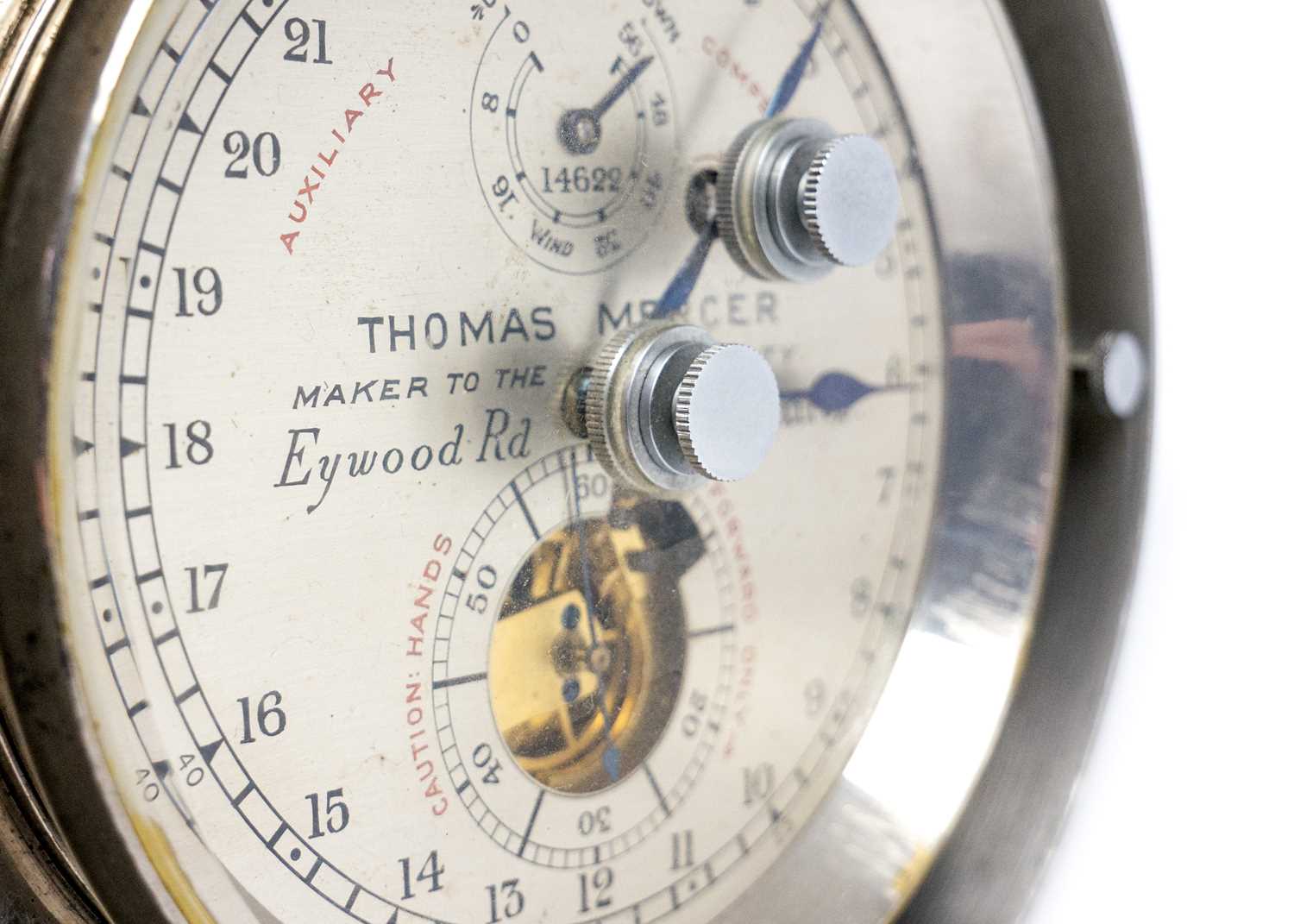 A Thomas Mercer two day survey chronometer, No 14622. - Image 6 of 8