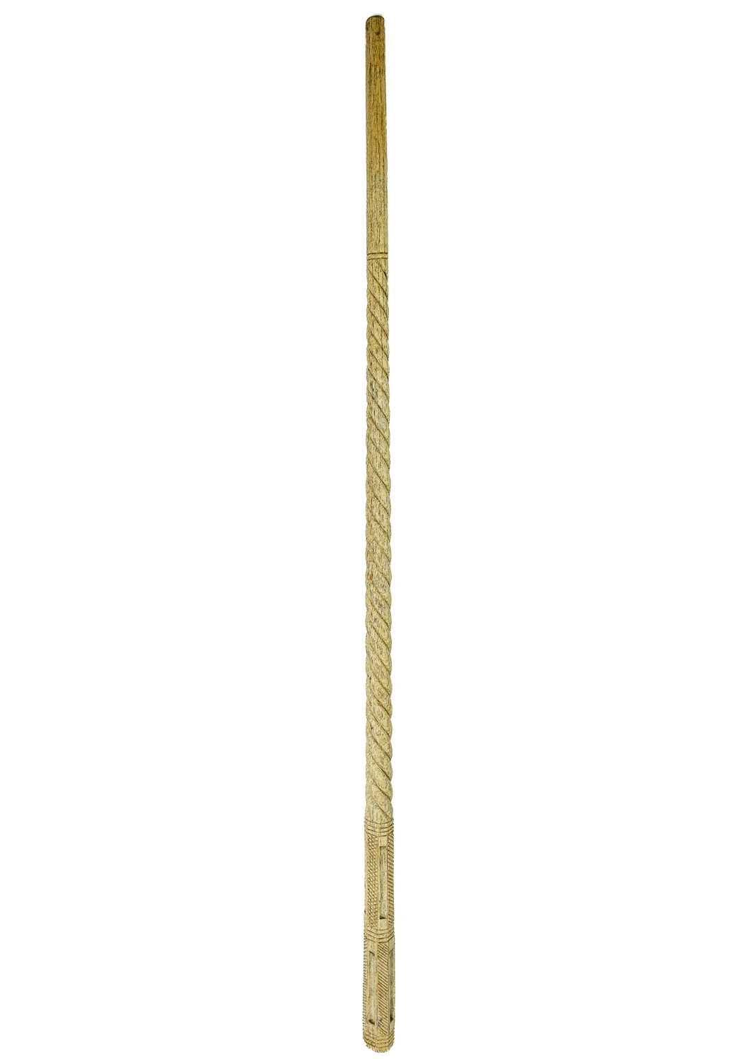 A 19th century whale bone walking stick. - Image 6 of 6