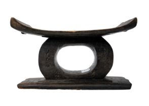 An Ashanti stool.