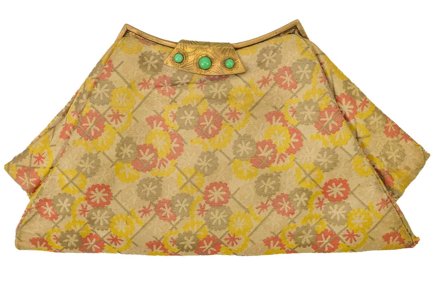 A ladies Chinese clutch bag, embroidered in coloured and metallic silks. - Image 2 of 11