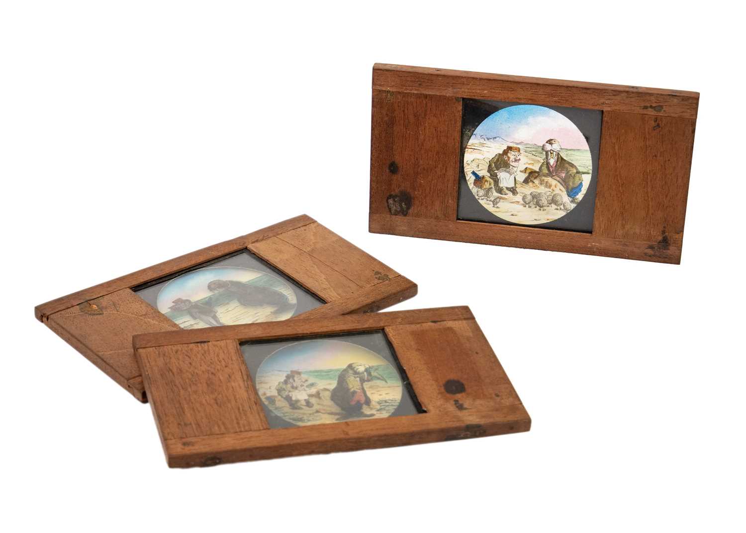 Magic Lantern Slides, Hand painted. Alice's Adventures in Wonderland & Through the Looking Glass. A - Bild 16 aus 48