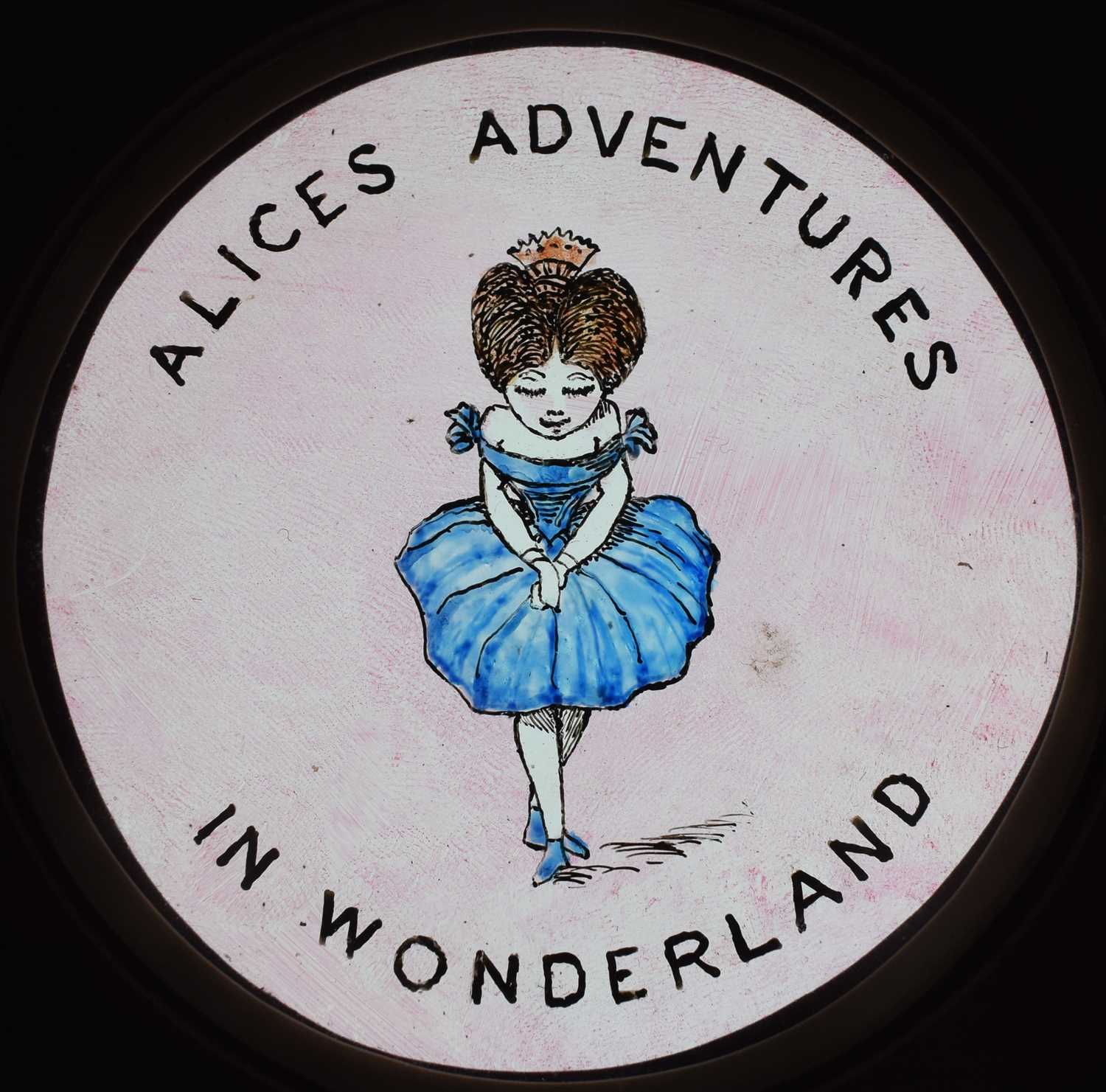 Magic Lantern Slides, Hand painted. Alice's Adventures in Wonderland & Through the Looking Glass. A - Image 17 of 48