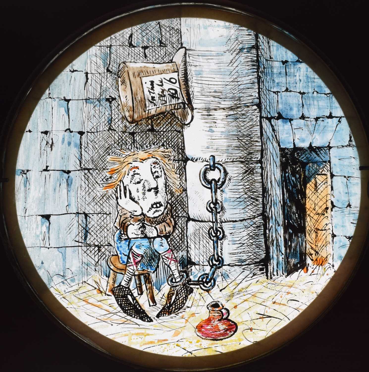 Magic Lantern Slides, Hand painted. Alice's Adventures in Wonderland & Through the Looking Glass. A - Image 47 of 48