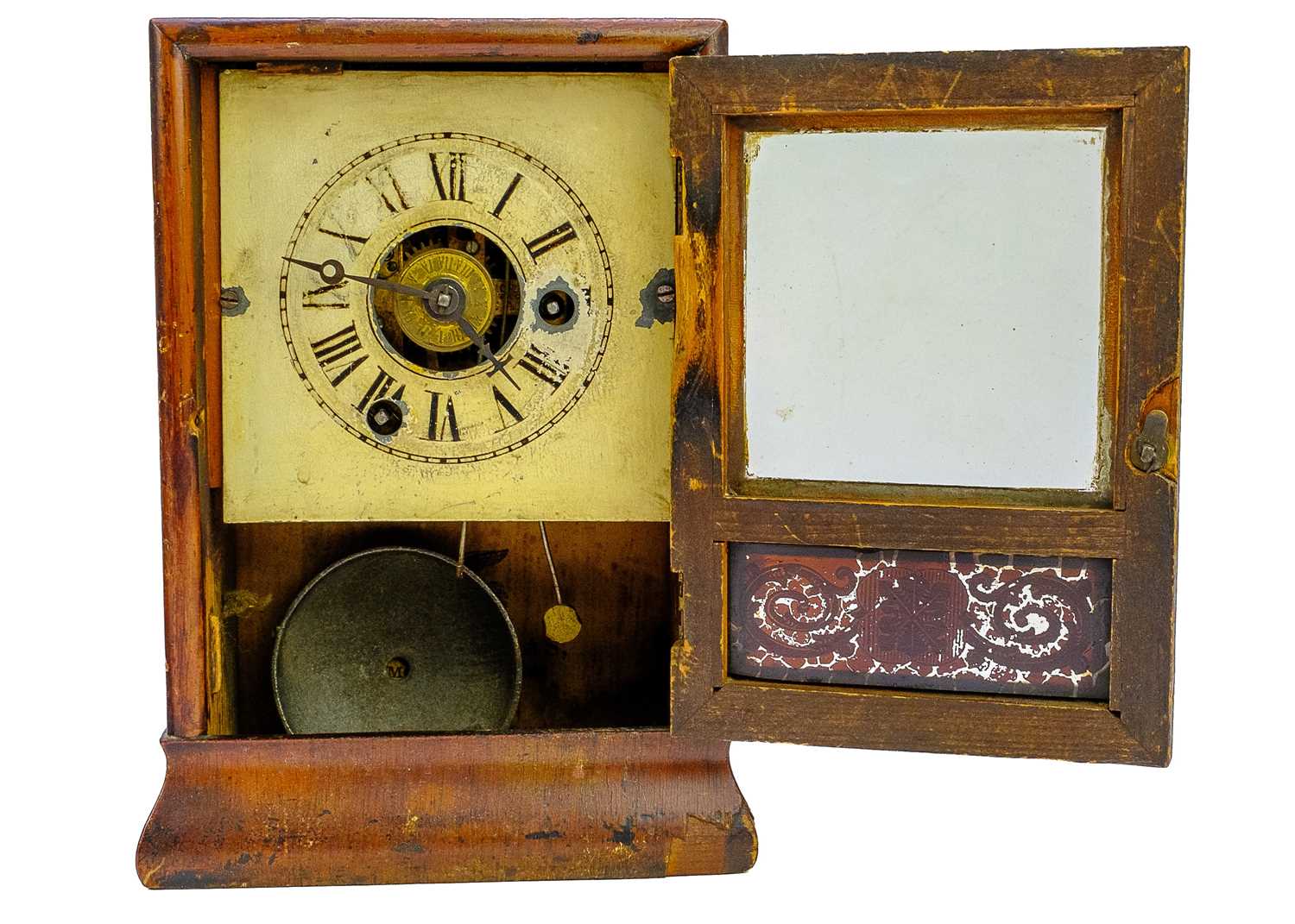 A late 19th century American clock by Seth Thomas Plymouth Hollow Connecticut. - Image 2 of 4