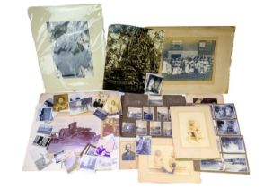 A large collection of photographs and ephemera.