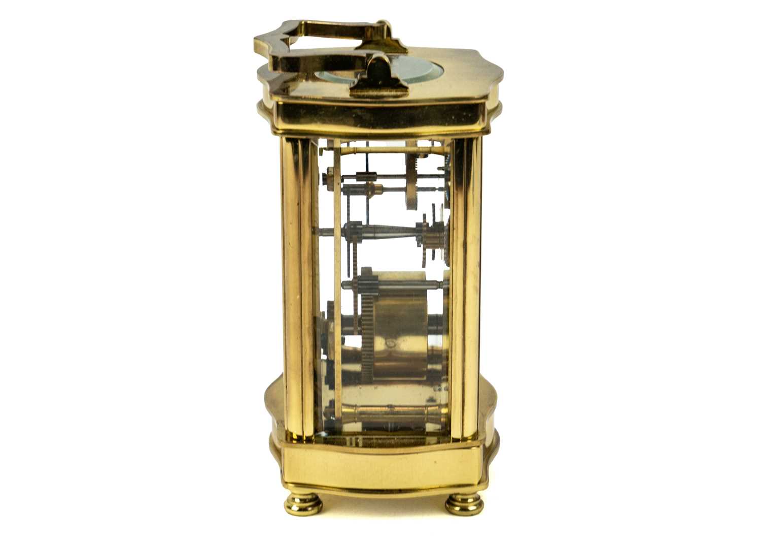 A Diamond Boutique brass cased carriage clock. - Image 3 of 4