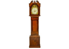 A 19th century mahogany eight-day longcase clock.