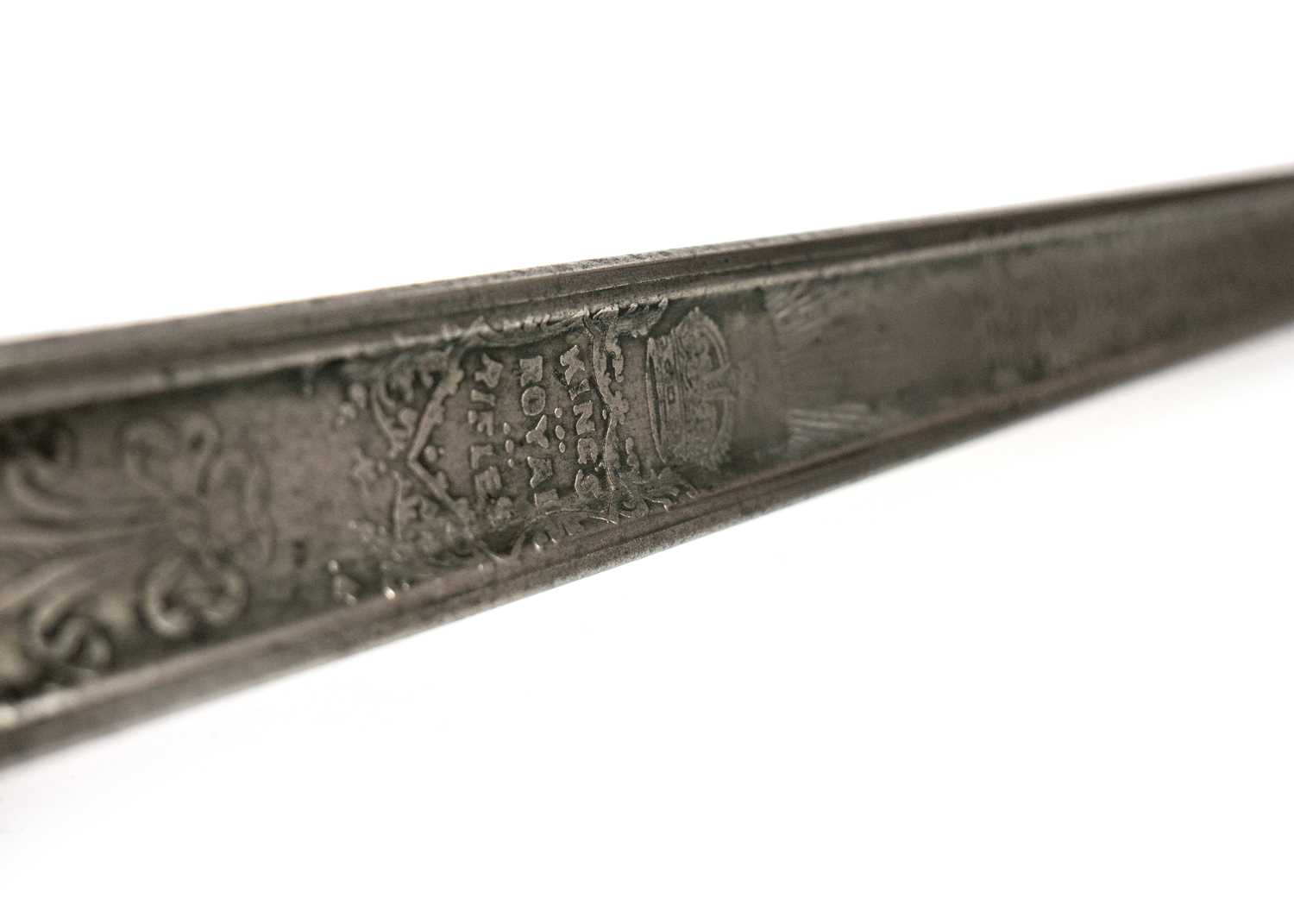 A George V Wilkinson King's Royal Rifles officer's sword. - Image 5 of 5