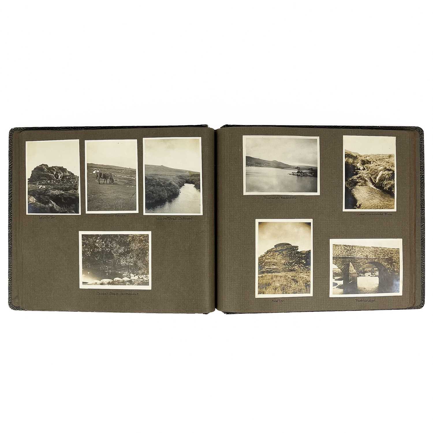 Two albums of photographs, Dartmoor and South Devon. - Image 5 of 27