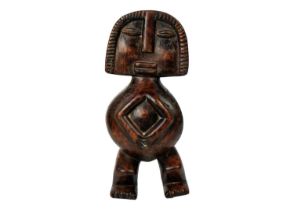An African wood carved figure.
