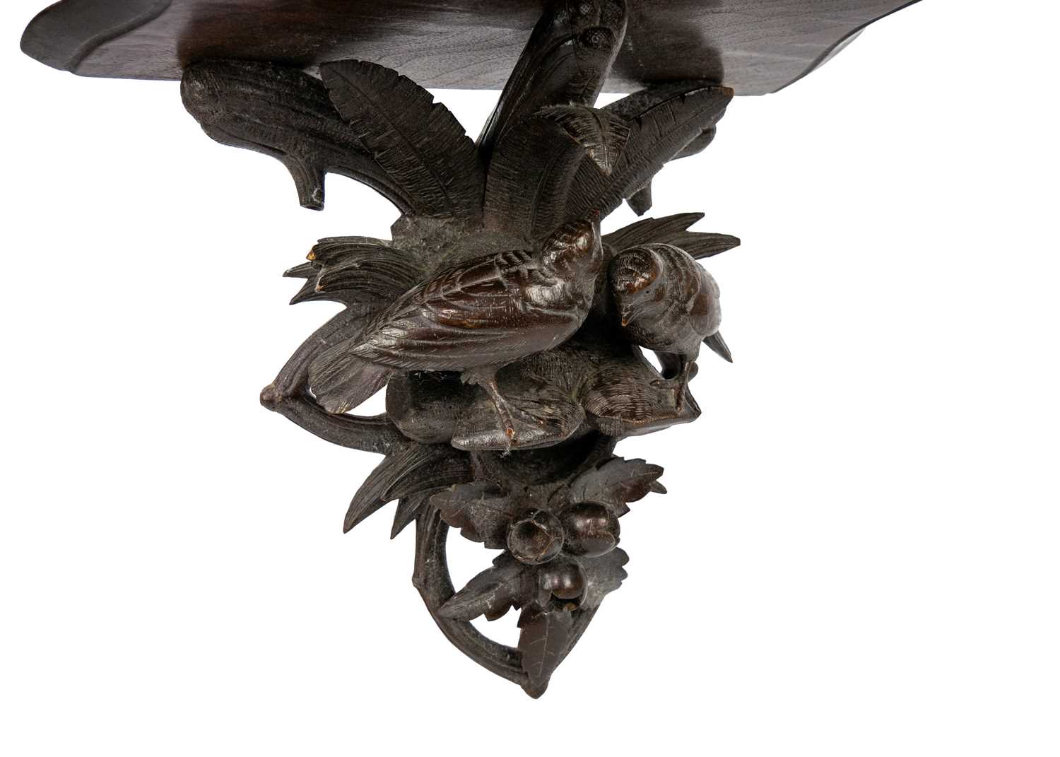 A Black Forest carved wall bracket. - Image 3 of 4