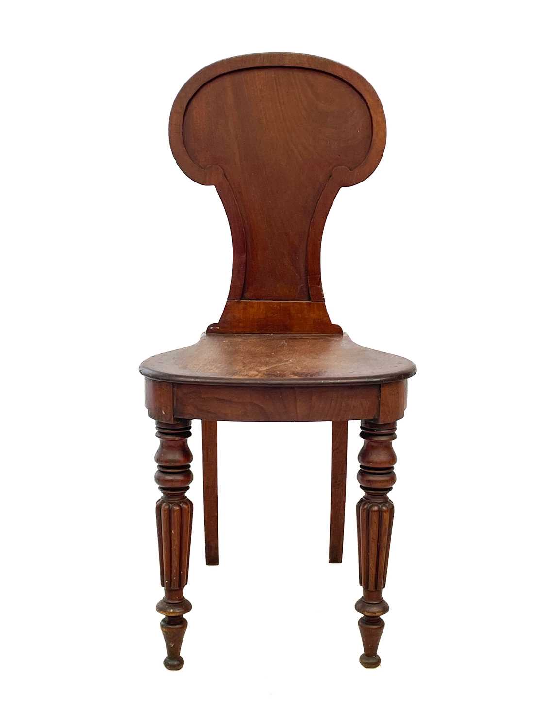 A late Victorian walnut swivel chair, on a cast iron base. - Image 3 of 6