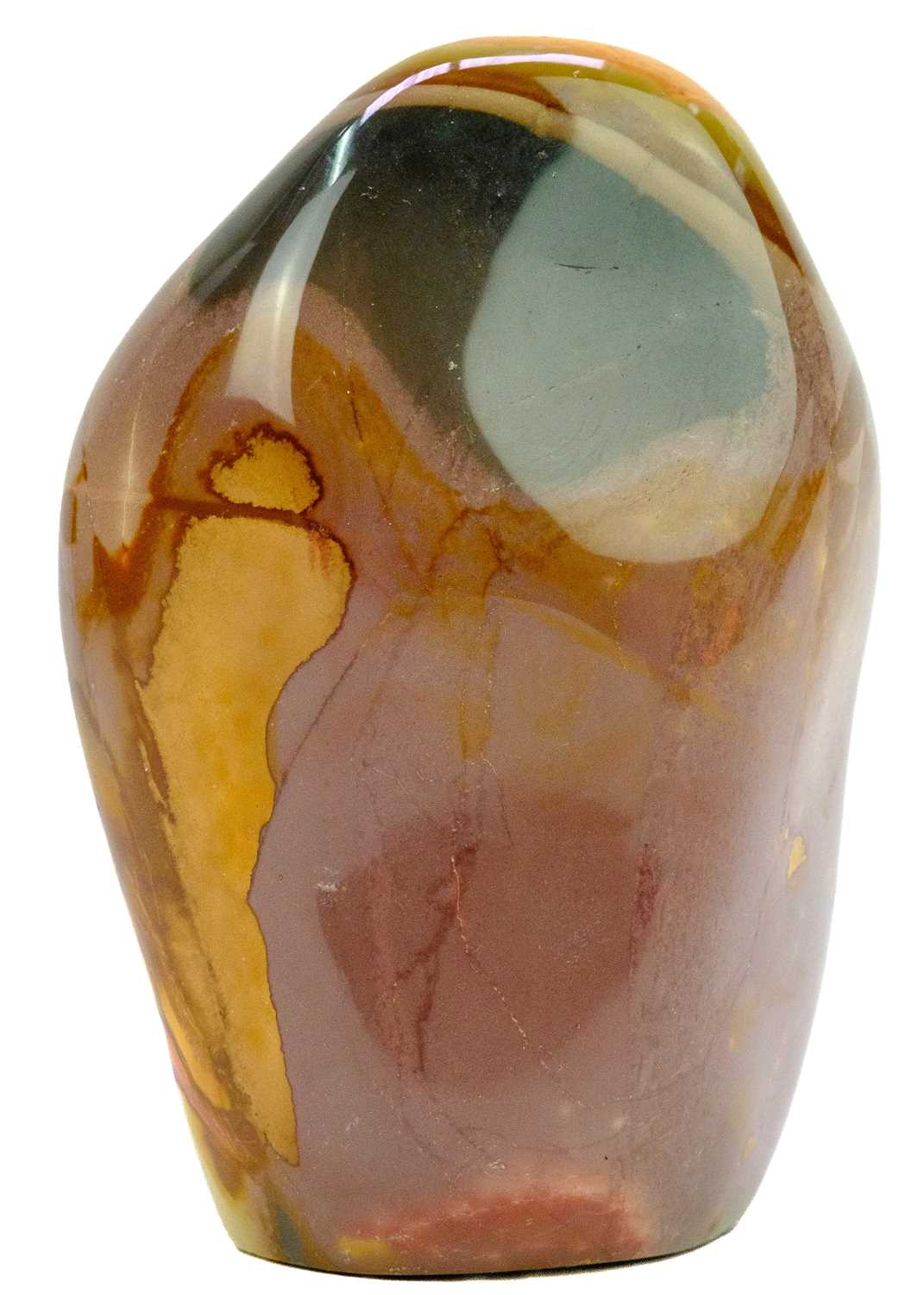 Five polychrome jasper mineral specimens. - Image 7 of 9