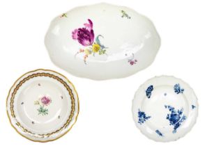 A Vienna porcelain plate.