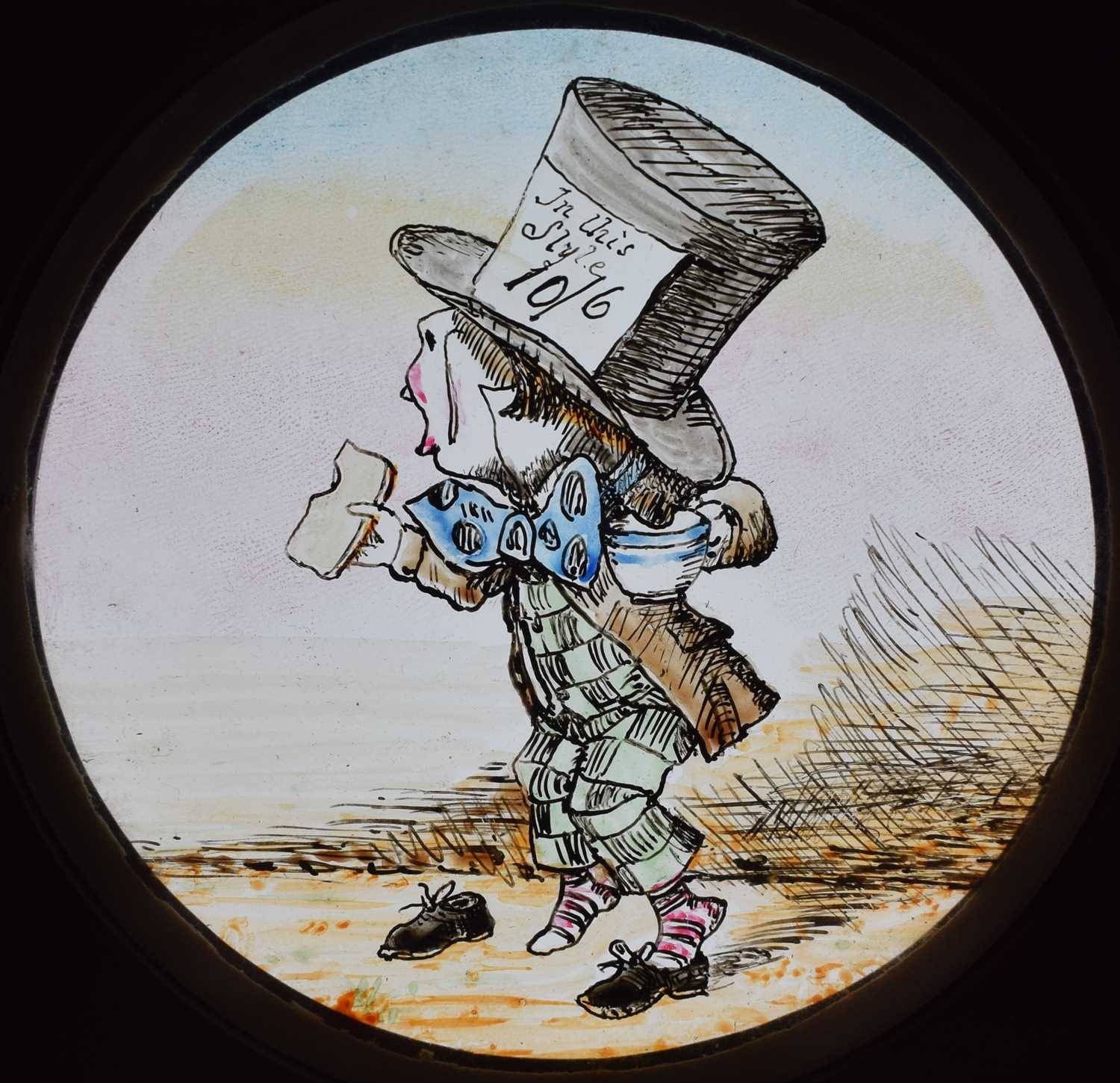 Magic Lantern Slides, Hand painted. Alice's Adventures in Wonderland & Through the Looking Glass. A - Image 45 of 48