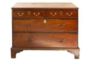 A late George III mahogany chest.
