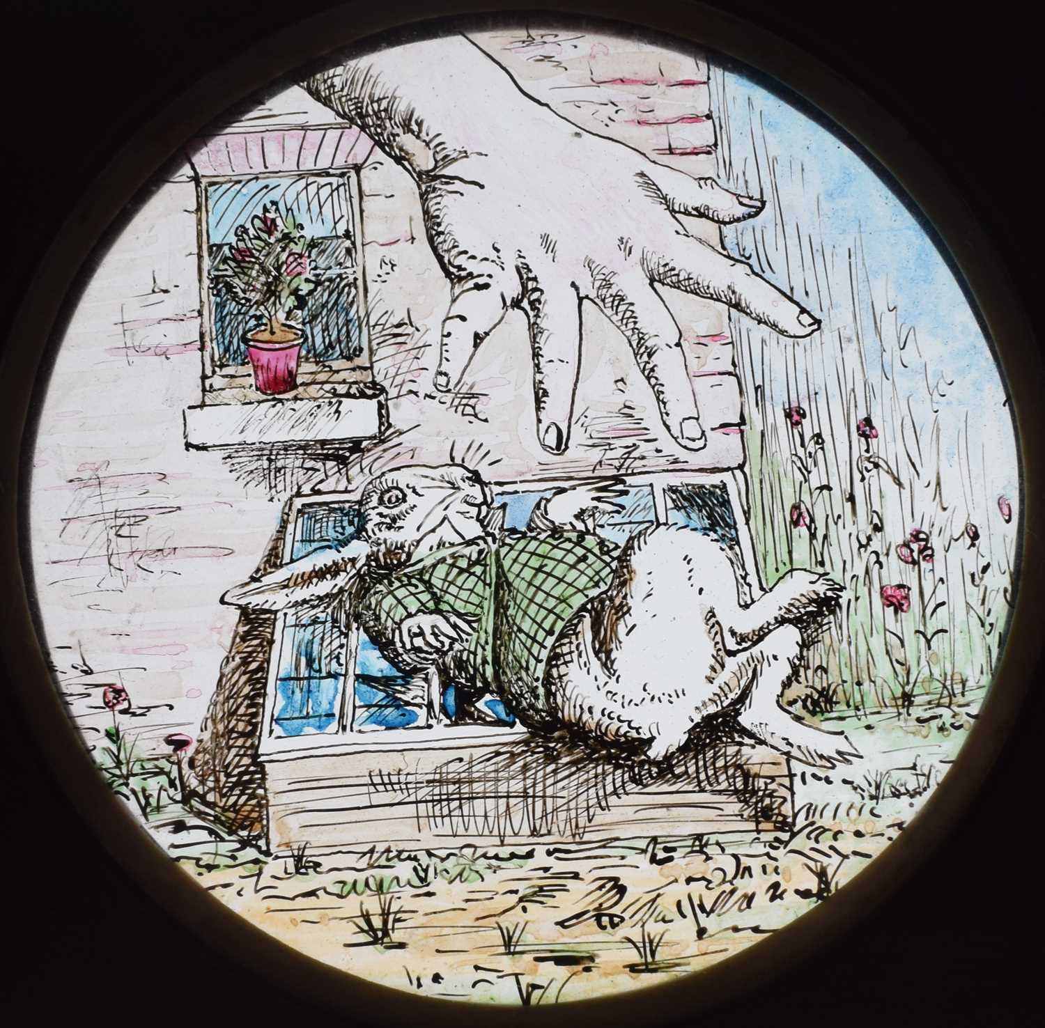 Magic Lantern Slides, Hand painted. Alice's Adventures in Wonderland & Through the Looking Glass. A - Bild 23 aus 48