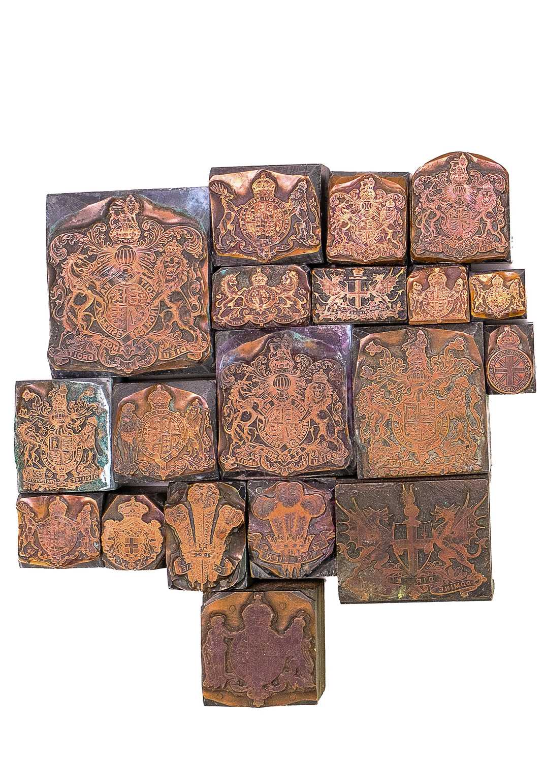 An interesting collection of metal printing blocks. - Image 3 of 5