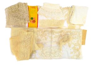 A collection of good quality lace.