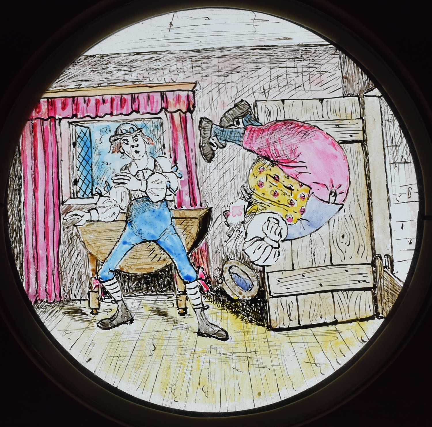 Magic Lantern Slides, Hand painted. Alice's Adventures in Wonderland & Through the Looking Glass. A - Image 26 of 48