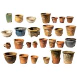 A selection of plant pots.