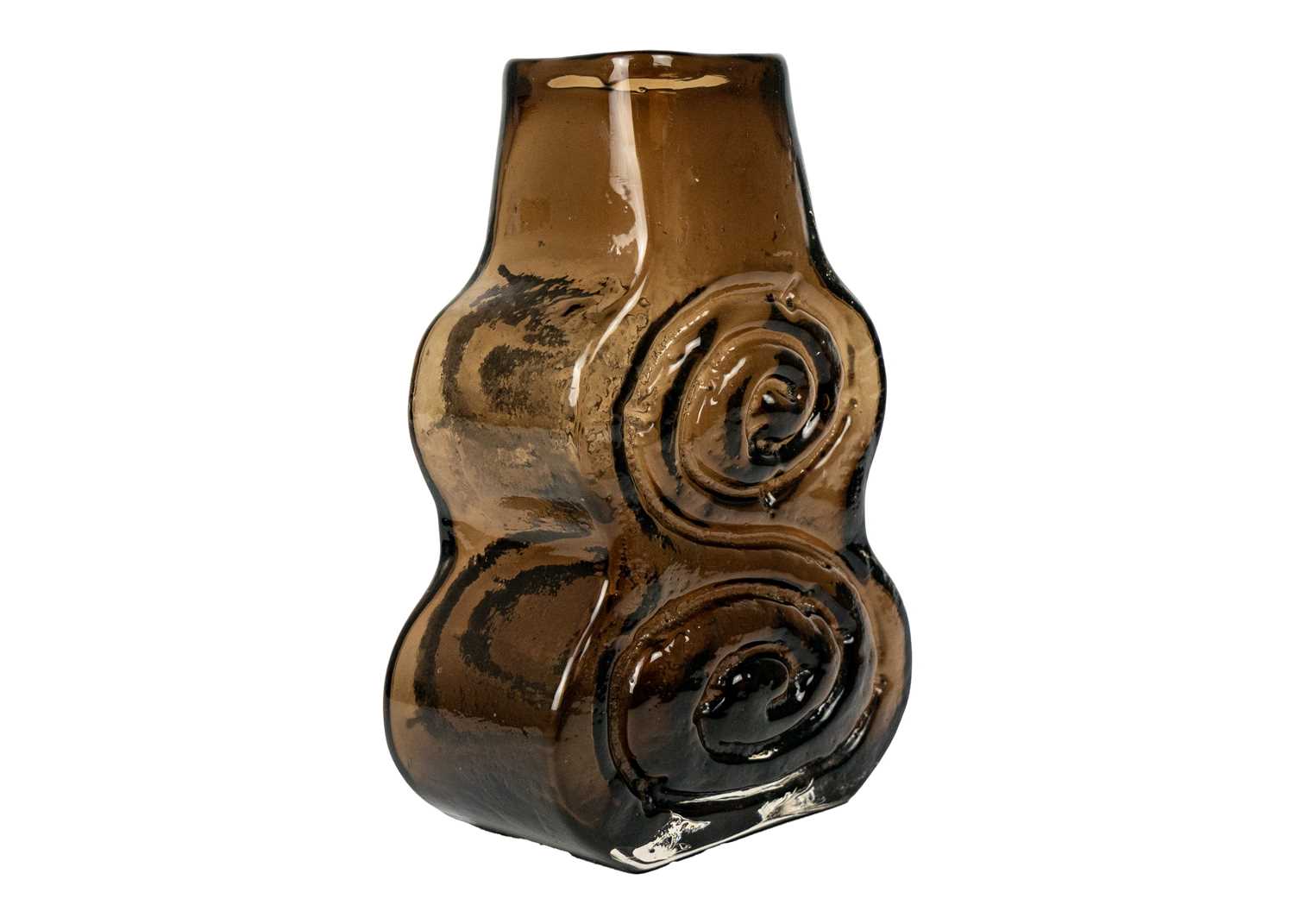 A Whitefriars textured glass Cello vase. - Image 2 of 4