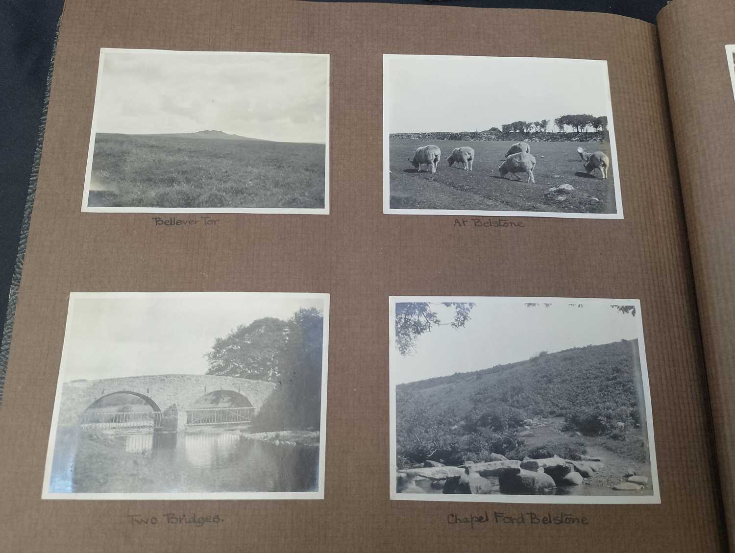 Two albums of photographs, Dartmoor and South Devon. - Image 21 of 27