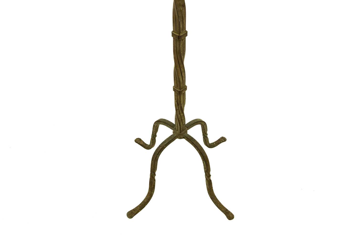 A wrought iron candle stand. - Image 3 of 3