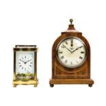 A Diamond Boutique brass cased carriage clock.