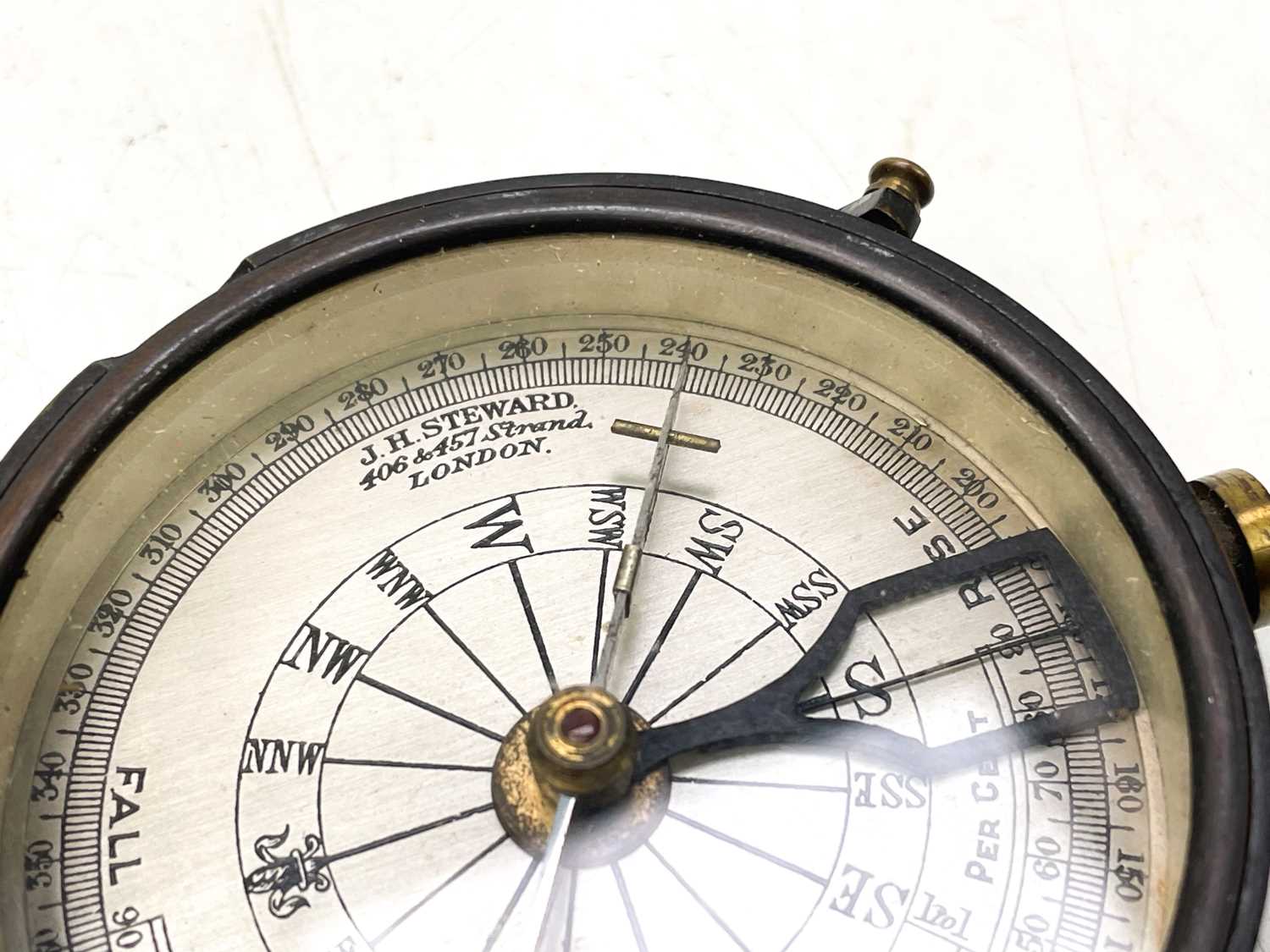A brass dip needle compass. - Image 12 of 12