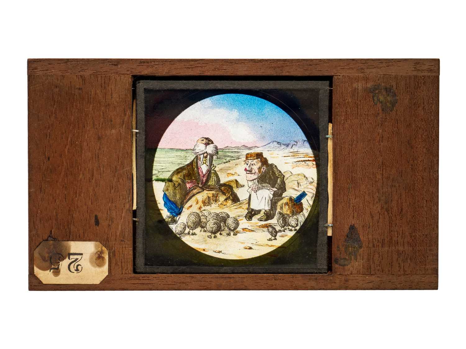 Magic Lantern Slides, Hand painted. Alice's Adventures in Wonderland & Through the Looking Glass. A - Image 14 of 48