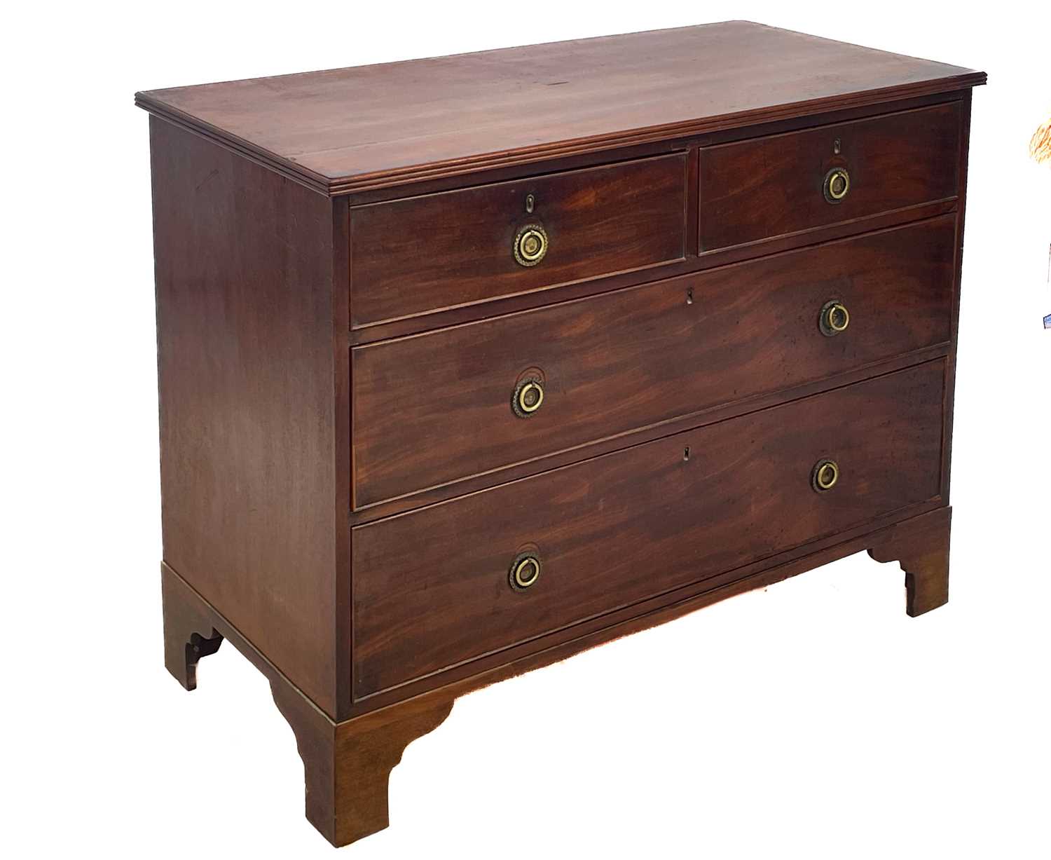 A 19th century mahogany chest of drawers. - Image 2 of 3