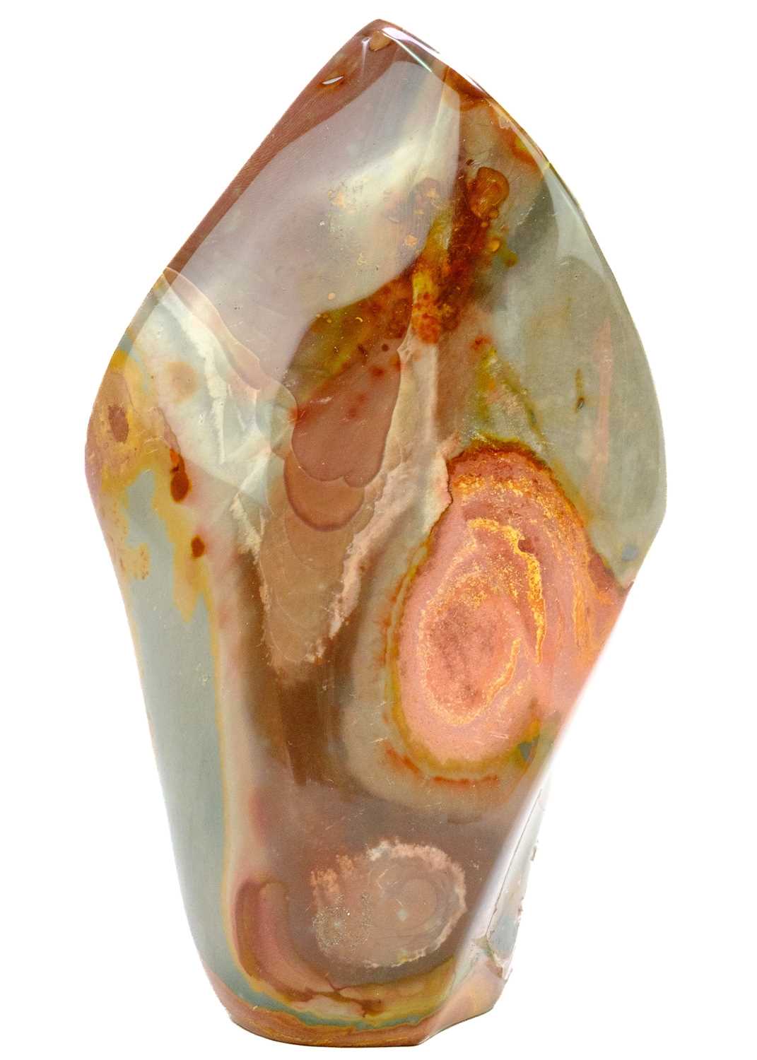 Five polychrome jasper mineral specimens. - Image 5 of 9