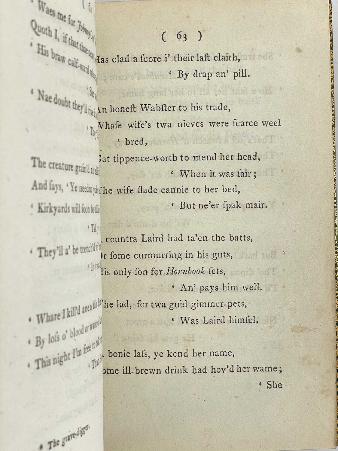 BURNS, Robert 'Poems Chiefly in the Scottish Dialect' - Image 8 of 10