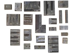 'Old Cornish Crosses' Printers blocks used in the seminal work by Arthur G. Langdon.