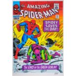 (Signed) Stan LEE (1922-2018) The Amazing Spider-Man #40 - Spidey Saves The Day (2016)