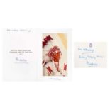 King Charles III, as The Prince of Wales, Royal Christmas card 1977 From the Royal Collection of Jo