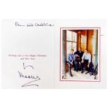 King Charles III, as The Prince of Wales Royal Christmas card 2000 The Royal collection of John Hitc