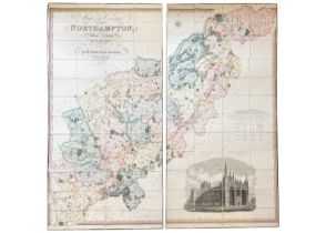 Bryant's large scale map of Northampton 'Map of the County of Northampton, from Actual Survey By A.