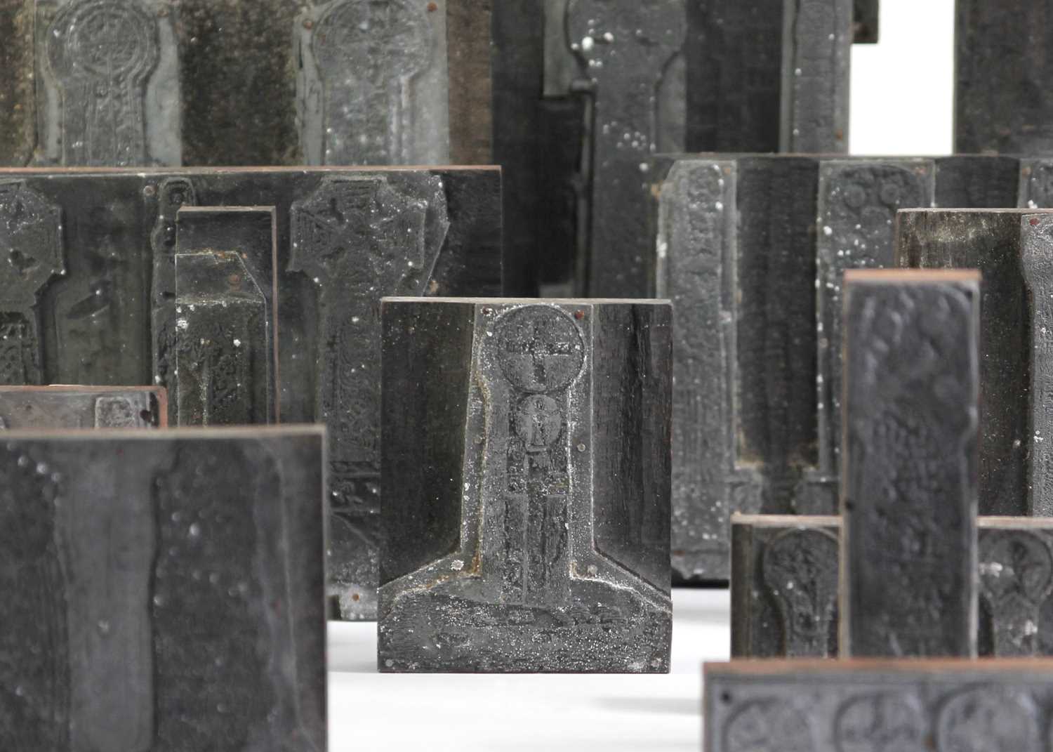 'Old Cornish Crosses' Printers blocks used in the seminal work by Arthur G. Langdon. - Image 2 of 9