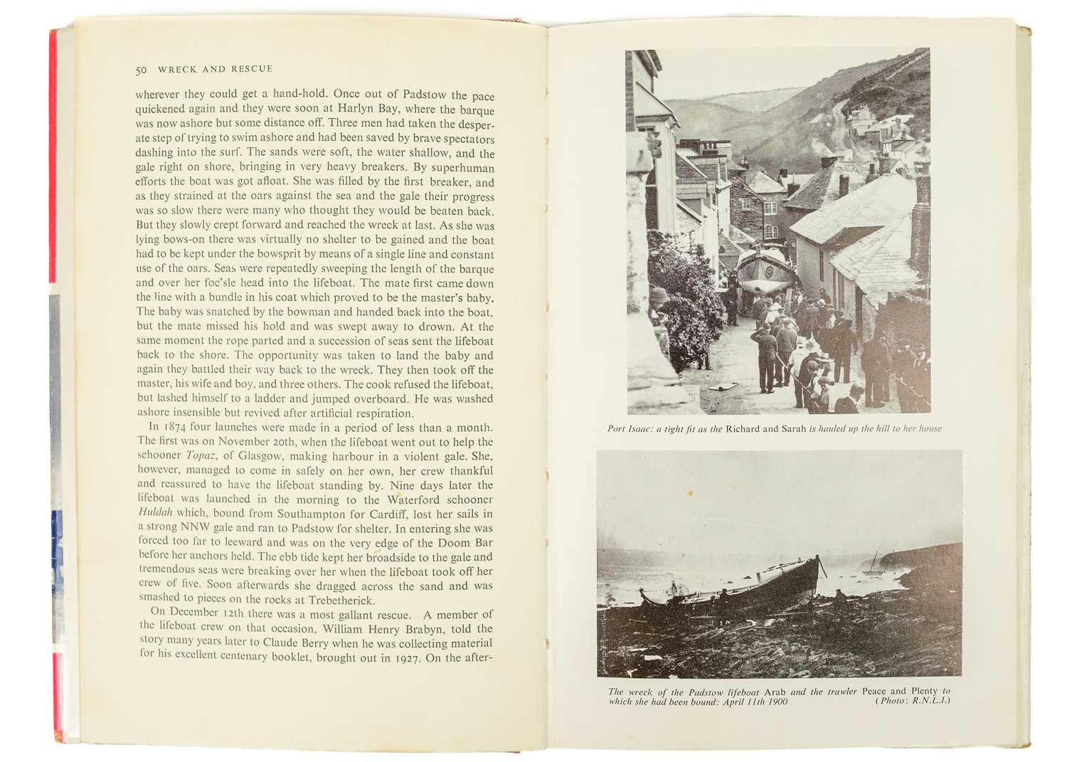 NOALL, Cyril and FARR, Grahame 'Wreck And Rescue Round The Cornish Coast', three book-set - Bild 5 aus 11
