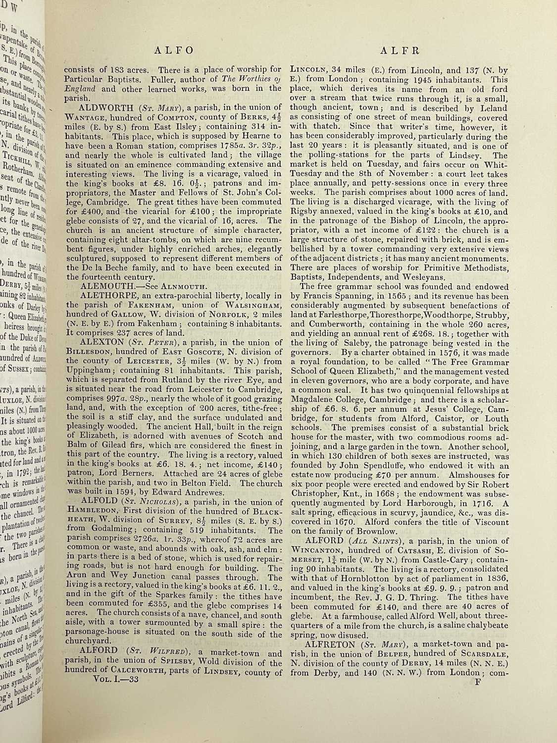 LEWIS, Samuel. 'A Topographical Dictionary of England,' - Image 5 of 10