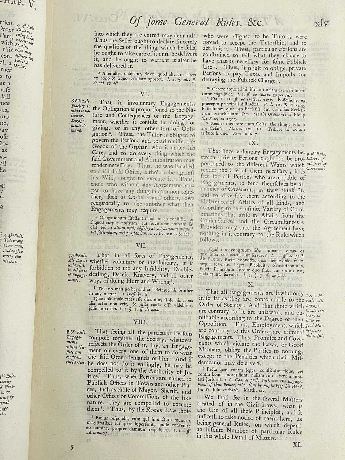 Monsieur DOMAT and William Strahan (trans) 'The Civil Law in its Natural Order: Together with Public - Image 4 of 8