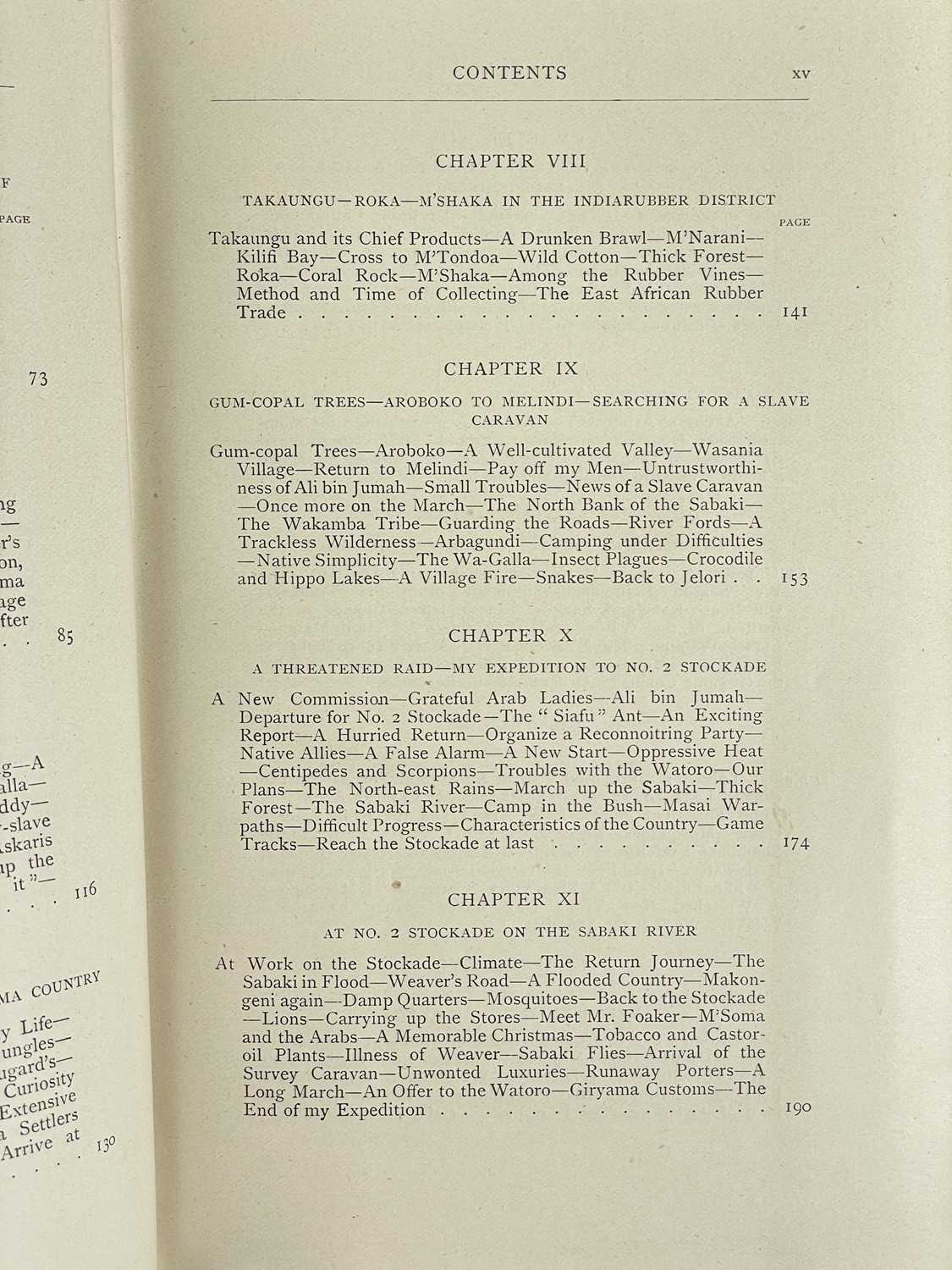 FTZGERALD, William Walter Augustine. 'Travels in the Coastlands of British East Africa and The Islan - Image 5 of 8